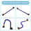 Auto Depression Repair Tool Double Side Suction Cup Light Load Universal Joint Elbow Pit Dent Detection 7