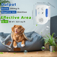 -Ozongenerator-Luftreiniger, Plug-In--Luftionisator, Einstellbare Ozon-Deformaldehyd-Sterilisation/Desodorierung (USA)