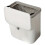 Effortless Cleanup Space White Wall-Mounted Trash Bin for Kitchen - Durable Plastic, Multi-Functional Garbage Storage 1