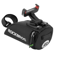 ROCKBROS Riding Bag Portable Reflective Saddle Bag Tail Seatpost Nylon Bicycle Bag MTB Road Bike Bag Panniers A