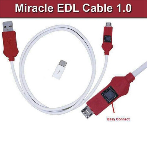 4X CAVO MIRACLE EDL per Xiao Mi E  Flash E Open per 9008 Port 1