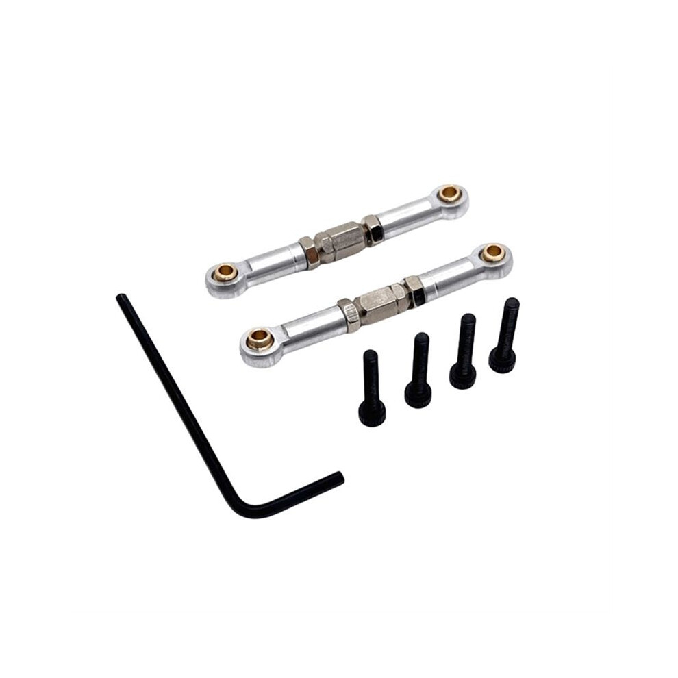 Rc Car Upgrade Adjustable Steering Tie Rod Kit For Udirc 1/16 Gr Ud M16 Rc Car Accessories Silver 6033991032112