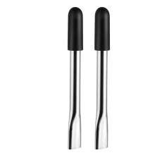2 Stuks Rolstoelremhendelverlengingen, Rolstoelremverlengers, Elektrische Rolstoel voor Zware, Liggende Rolstoelen, Zilver