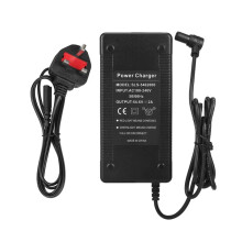 54.6V 2A Charger Compatible with  4 Ultra/4 Pro 2nd Gen Electric Scooter Battery Charger Adapter Power Accessories UK Plug