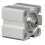 Pneumatic Cylinder SDA 100 Bore Series Double Acting 50mm Stroke Compact Thin Air Cylinders 4