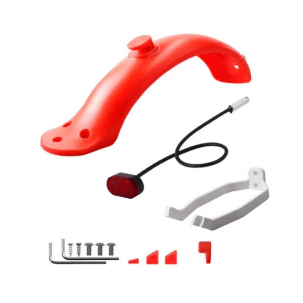 For M365 /M365 Pro Comprehensive Rear Mudguard Kit Electric Scooters Scooter Accessories:brake ,Mud Guard, B Light 4712934210122
