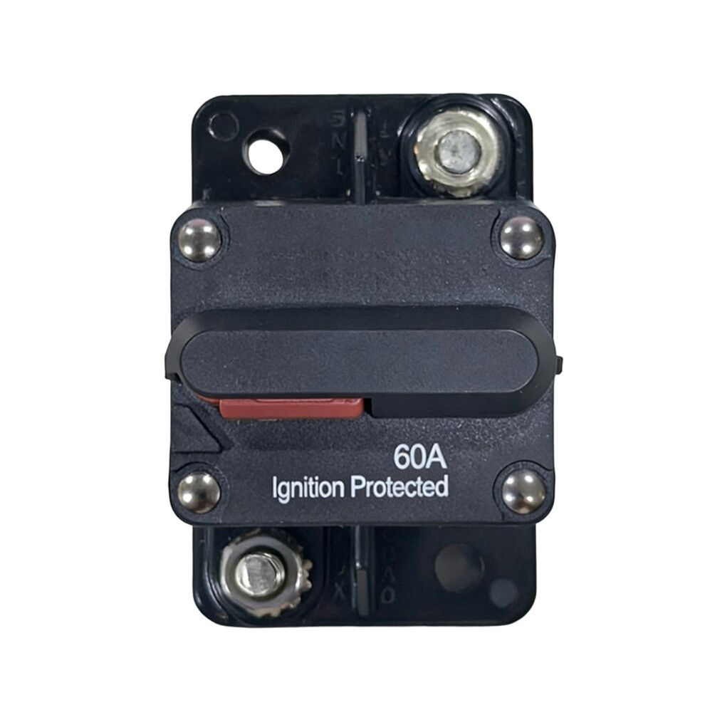 60Amp Circuit Breaker For Boat Trolling, Manual Reset, Water Proof, 12V-24V 4711262764833