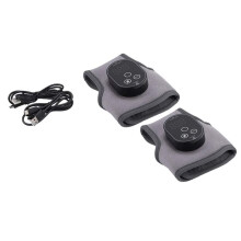 2 Unidades de Protetor de Tornozelo com Aquecimento Elétrico para Uso Doméstico, Massageador Vibratório para Terapia de Calor Nos Pés e Terapia