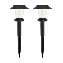 2x Luci Solari da Giardino, Luci Solari da Esterno, Impermeabili, con Filamento di Tungsteno, Illuminazione da Giardino, Vialetto