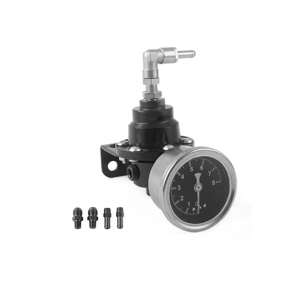 Universal Adjustable Fuel Pressure Regulating Valve Kit Aluminum Alloy Fuel Turbocharger Pressure Regulator Kit 4714060006655