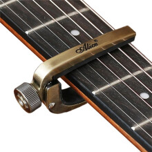 Alice Guitar Capo Adjustable Roller Perfect Quick Change Tune for Electric Acoustic Guitar, Bass, Violin, and Ukulele C