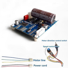 Brushless Motor Drive Control Board High Voltage Drive Module with over Temperature/Overload/Overvoltage Protection B