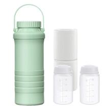 22oz Portable Breast Milk Cooler for Outdoor,360 Total Cooling for 24 Hours,with Baby Bottles for Breastmilk Storage