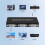DVI Splitter 1X2  Switcher Extender Adapter 1 DVI-D Input and 2 DVI-D Output Dual Display for Display Computer 3