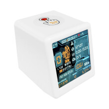 NM TV NMMiner  TV 1060KH/S Hashrate Nerdminer V2 ESP32 BTC SOLO Lottery Miner &  Gift Home Desktop Clock White