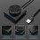 USB Volume Control Knob External Audio Adjuster with USB Cable for PC, Speaker Knob 2