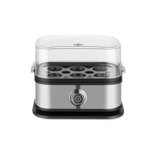 Cozedor Elétrico de Ovos, Cozedor Rápido de Ovos, Capacidade para 6 Ovos Cozidos (Duros, Médios e Moles), Plugue UE