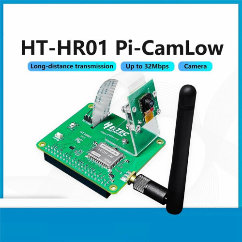 H ELTEC AUTOMATION WiFi HaLow Module Pi-CamLow for Raspberry Pi HAT 5MP Camera 32.5Mbps High-Speed Data Transfer Mesh Networking 2