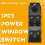 2X Car Front Door Driver Side Electric Power Window Control  Button for  Optra Lacetti 2004-2007 96552814 5