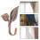 2 x Iron Leaf Shaped Curtain Tie backs Holders Wall Hooks Home Decor, Red Bronze 6