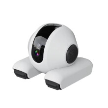 1080P Movable Robot Camera  Wifi Camera with Real  and Remote Control for Pet Indoor Home Monitoring
