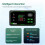 DC7-100V Batterijspannings- en Capaciteitstester, Batterij-Indicator, Batterijmonitor, Coulometer met Temperatuursensor 9