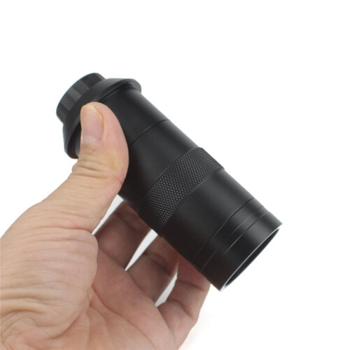 Industry Video Microscope Camera Objective Lens Adjustable Focus 130X C-MOUNT for -Compatible VGA Camera
