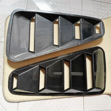 Car Side Window Louvers Scoop Cover Vent for Mustang 2005 -2014 Five-Hole Air Inlet Side Air Outlet