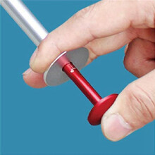 2X Strumento di Misurazione del Disco del Freno 0-45 mm Calibro di Misurazione Dello Spessore del Righello per Il Rilevamento del Test di Usura del