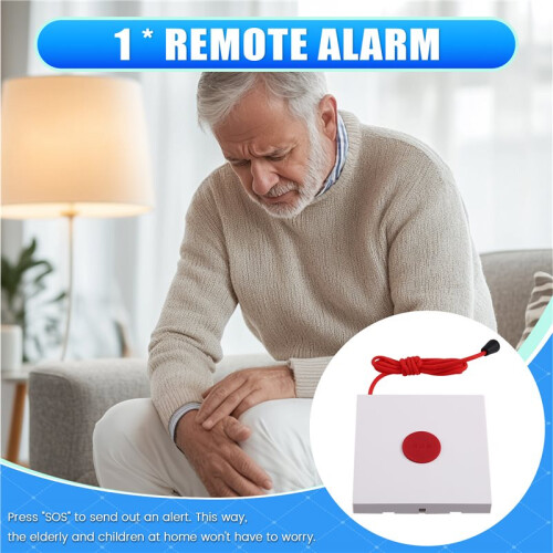 Tuya ZIGBEE Wall Emergency Button APP  Home Sensor 8x6 ZigBee Intelligent Remote Alarm 2