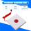 Tuya ZIGBEE Wall Emergency Button APP  Home Sensor 8x6 ZigBee Intelligent Remote Alarm 3