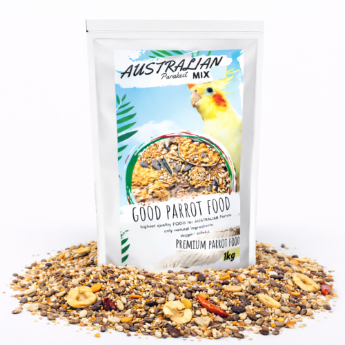 Premium papegøjefoder - Australsk parakitblanding - foder til nymfeparakiter og andre mellemstore australske papegøjer 1 kg 1