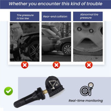 4X 13544442 Sistema de Monitoramento de Sensor de Pressão de Pneu TPMS 433Mhz para para para para CT6 para