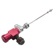 6X Motorcycle Embrayage Hydraulique Pompe Frein M10X1.25Mm Tige de Frein Cylindre Aluminium Rouge