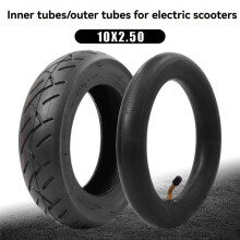 10x2.5 Inch Tire Inner Tube Set 2.50 Pneumatic Tyre Inner Tube 45 Valve for 10inch Electric Scooter