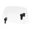 2X Universal Motorcycle Adjustable Windshield Extension for        (Clear) 2