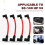 582365 10.5MM  Ignition Wire Set for Johnson Evinrude 80-140  V4 Ignition Wire 4