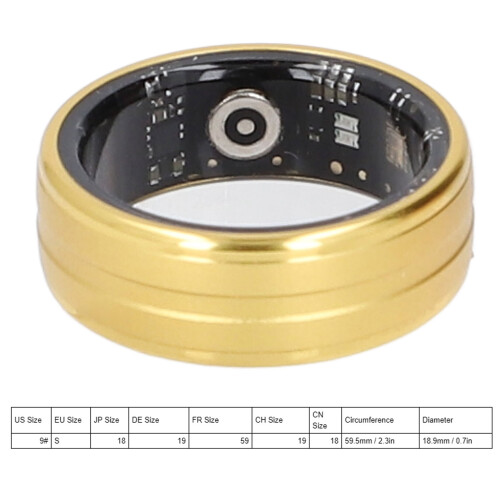 Smart Ring 9# matt 20mAh 19.1mm ID 60mm Umfang 1