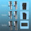 Console Wall Bracket Hanging Storage Bracket Storage Rack Storage Accessories for PS5 Pro/Slim Game Console Black 5