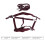 Ensemble licol et longe pour cheval 2 m, taille M, rouge vin 2