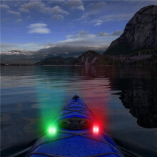 12 x LED BåTnavigeringsljus för BåT Yacht MotorbåT Cykel Jakt Nattlöpfiske (Röd, Grön, Vit)
