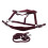Ensemble licol et longe pour cheval 2 m, taille M, rouge vin 1