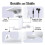 Wall Mounted Stand Bracket for PS5/PS4// Controller Headset Table Bottom Storage Bracket White 5
