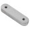 60mm x 16mm Straight Repair Joining Mending Flat Plate Bracket 100Pcs 7