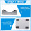 For   M4 M4pro 2024 Vertical Stand - Desk Mount, for   Accessories Easy Installation Gray 5