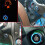 4X Car Engine One-Key Start-Stop Button System PKE Keyless Entry System Anti-Theft Alarm Remote Start Ignition System 4