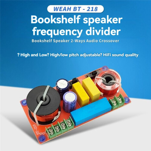 Hifi Frequency Divider Bookshelf Speaker Dedicated Crossover Fever Adjustable One High One Low Two Way Audio Crossover