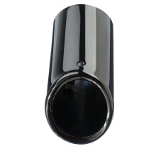 2X Tail Exhaust Tip Pipes Titanium Black for  E90 E92 325 328I 3 Series 06-10