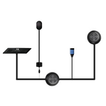 F2 Helmet Intercom 5.0 Motorcycle Wireless Headset 1000M Waterproof BT Moto Interphone Type-C Fast Charging