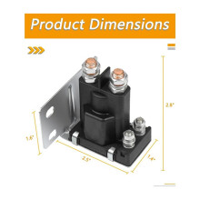 Cart Solenoid Compatible for EZGO TXT Gas Cart 1994- 4 Terminal Solenoid Replace 27153G01, 612813